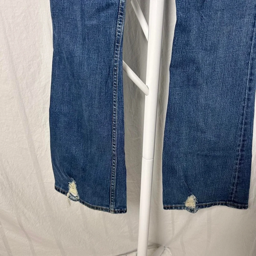 VTG Levis Premium Two Low Jeans Womens 31L  Button Fly Bootcut Western
